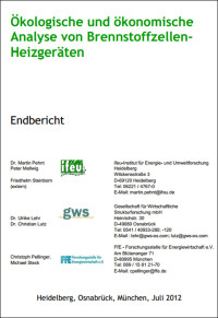 Studie beschreibt Vorteile von Brennstoffzellen für Ein- und Zweifamilienhäuser