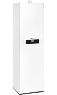 Neues Mikro-KWK-Kompaktgerät von Viessmann incl. Stirlingmotor, Brennwertgerät und Pufferspeicher