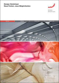 Neues Farbkonzept für Design-Heizkörper von Zehnder