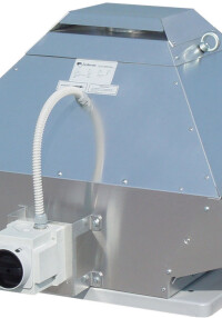Brandgas-Dachventilator dank EC-Technologie auch für die tägliche Bedarfslüftung