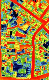 Thermografie von Gebäuden und Quartieren aus der Luft