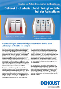 Neue Vorschriften für die Aufstellung von Heizöltanks