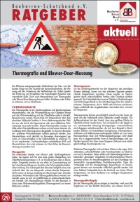 Neuer Ratgeber zur Thermografie sowie Blower-Door-Messung