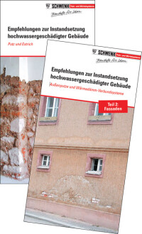 Zweiteiliger Schwenk-Leitfaden zur Behebung von Hochwasserschäden an Wänden