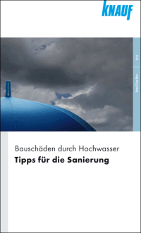 Knauf Info-Schrift für Hochwasseropfer und Sanierungsfachleute
