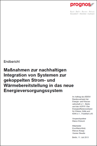 BDEW/AGFW-Studie: „KWK ist zum Erreichen der energiepolitischen Ziele unverzichtbar“