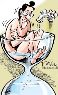 Recht auf warme Wanne: 41 Grad sollten es schon sein