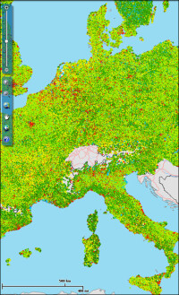 Gebäude, Straßen und andere künstlich angelegte Flächen bedecken 5% der EU