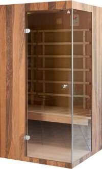 Lehm-Wärme-Kabine von Gaspo verspricht Aktivierung von Selbstheilungskräften