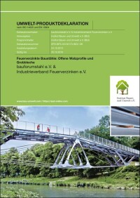 EPD für Feuerverzinkte Baustähle: Gilt nur für Mitglieder des Industrieverbandes