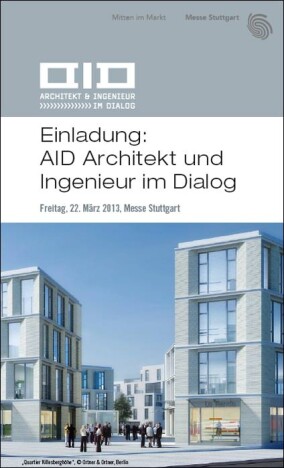 eltefa 2013: „AID – Architekt & Ingenieur im Dialog“ mit neuem Format