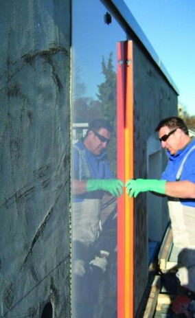 weber.therm style: Saint-Gobain Weber stellt erstes, direkt verklebtes Glas-WDVS vor