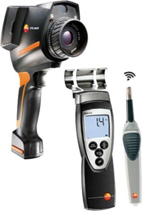 Hochwasser-Set mit Wärmebildkamera, Materialfeuchte-Messgerät, Funkfeuchte-Fühler