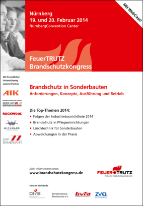 FeuerTRUTZ Brandschutzkongress 2014: Brandschutz in Sonderbauten