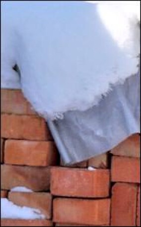 zur Erinnerung: Bauen im Winter ist (nur) mit besonderen Vorkehrungen möglich