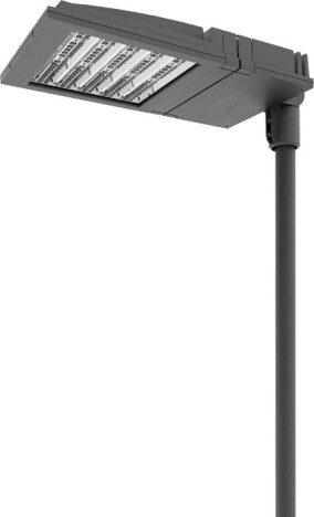 Aton LED Straßenleuchte mit Dimm-Elektronik und gleichmäßiger Lichtverteilung