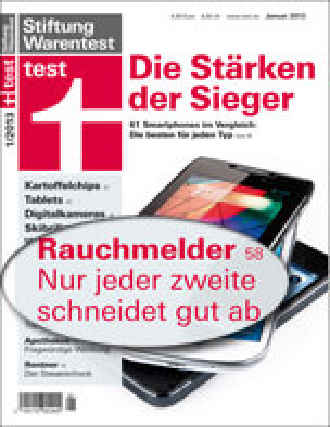 Rauchmelder im Test der Stiftung Warentest