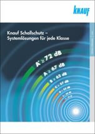 Broschüre „Knauf Schallschutz - Systemlösungen für jede Klasse“