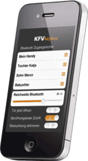 KFVkeyless: Türen per Smartphone und Bluetooth öffnen