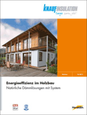 Broschüre „Energieeffizienz im Holzbau - Natürliche Dämmlösungen mit System“