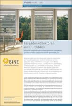 BINE-Projektinfo „Fassadenkollektoren mit Durchblick“ (07/2013)