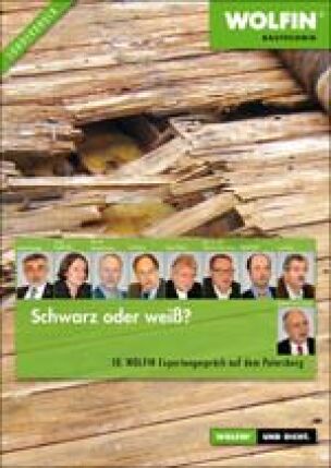 Broschüre „Schwarz oder weiß - 10. Wolfin-Expertengespräch auf dem Petersberg“