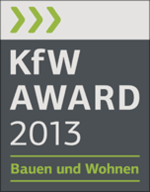 Logo KfW-Award Bauen und Wohnen 2013