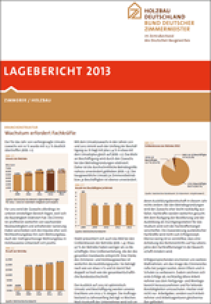 Lagebericht 2013 - Zimmerer / Holzbau