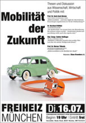 Plakat: Großstadtforum: Mobilität der Zukunft