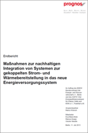 KWK-Studie: MMaßnahmen zur nachhaltigen Integration von Systemen zur gekoppelten Strom- und Wärmebereitstellung in das neue Energieversorgungssystem