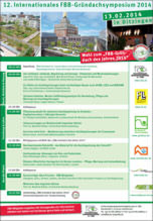 12. FBB-Gründachsymposium 2014