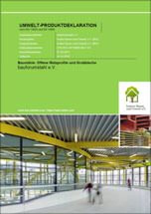 Branchen-EPD BFS-20130094-IBG1 „Baustähle: Offene Walzprofile und Grobbleche“