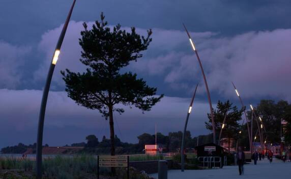 Strandpromenade Niendorf - Kategorie „Aussenbeleuchtung“, Foto: Leipziger Leuchten