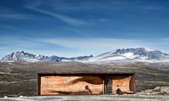 Norwegian Wild Reindeer Centre Pavilion © Snøhetta