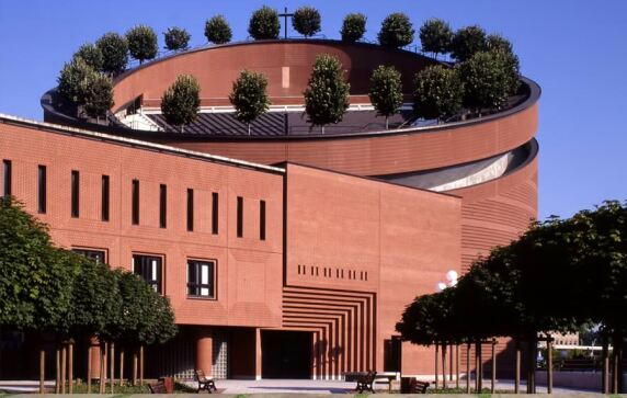 Cathédrale de la Résurrection (Évry, Frankreich) von Mario Botta Architects © Pino Musi