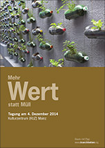 Tagungsbroschüre zu „MehrWert statt Müll“ am 4. Dezember 2014 in Mainz