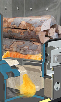 Neuer Scheitholzkessel von Fröling für die Leistungsgrößen 15 und 20 kW