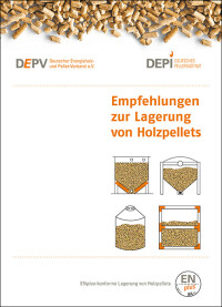 Überarbeitete Broschüre von DEPV und DEPI zur Lagerung von Holzpellets