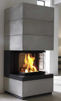 S15: Puristisches Heizmöbel aus Caminas „Architekturlinie“