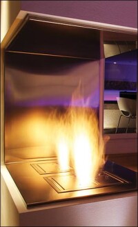 Ethanolöfen: Nicht zum Heizen geeignet. Nicht in geschlossenen Räumen betreiben!