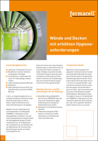 Neue Planungsunterlage von Fermacell zur Planung sensibler Hygienebereiche