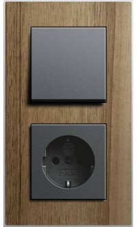 Furnierte Lichtschalter als unique Front-Ends der Elektroinstallation