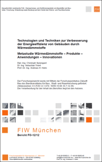 Neue FIW-Studie beschreibt Wärmedämmung als Baustein der Energiewende