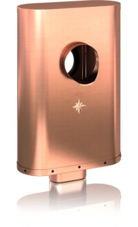 Design-Flachdach-Wasserfangkasten von Grömo als Marktstudie