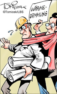 Bauleitende Architekten müssen Wärmedämm-Arbeiten besonders gut überwachen