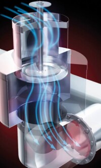 Implosionsklappe von Kutzner+Weber schützt Abgasanlagen bei Druckschwankungen