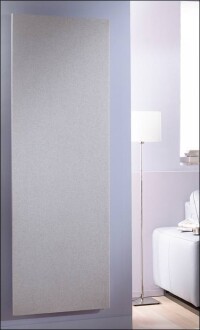 Milo V: Vertikalheizkörper in Granitoptik als elektrische, wasserlose Stand-Alone-Lösung