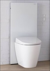 Geberits Dusch-WC „AquaClean Sela“ von Matteo Thun jetzt auch als Stand-WC