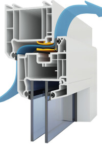 Verdeckt liegendes Fensterfalzventil neu von Maco