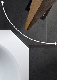 Wanne und Dusche aus Stahl/Email auf Maß